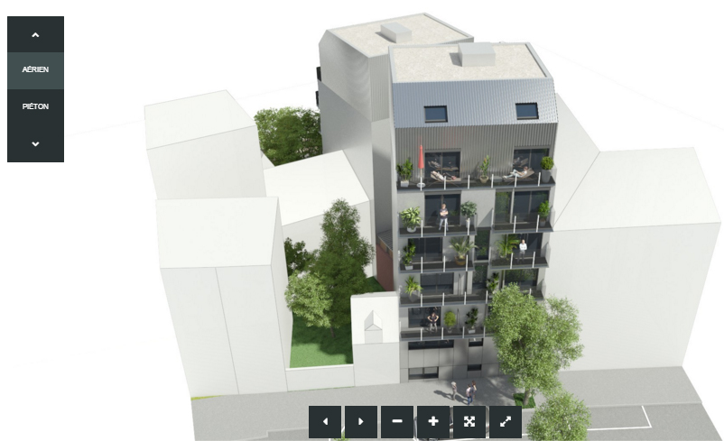 Maquette 3D du programme immobilier neuf : LE 41